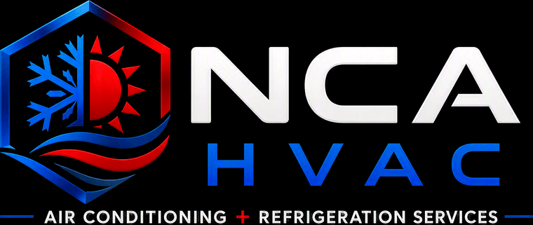 NCA HVAC. Air conditioning and refrigeration services.